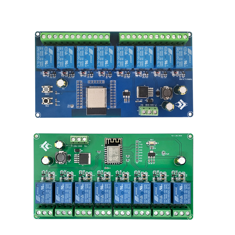Relay 8 Channel Board - ESP8266 / ESP32 WIFI 8-канальный релейный