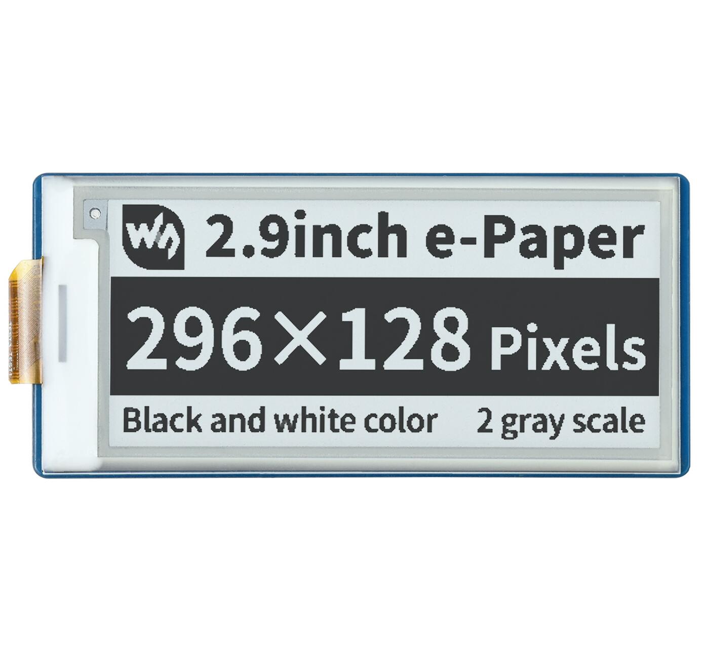 Display Epaper 2.9 - Модуль дисплея Waveshare Pico-ePaper-2.9, 2.9-дюймовый E-Paper