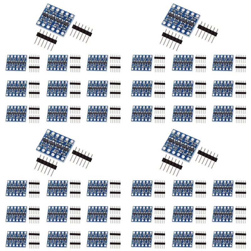 Level Shifter 3.3V - B03B-40Pcs 4-канальный преобразователь логического уровня IIC