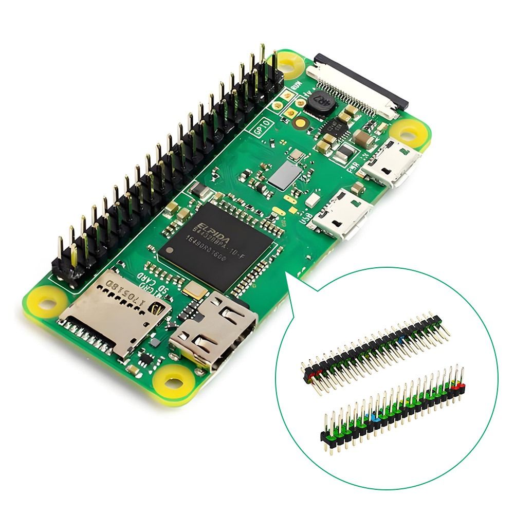 Pi Zero W Board - 2*20-контактный разъем для макетной платы с
