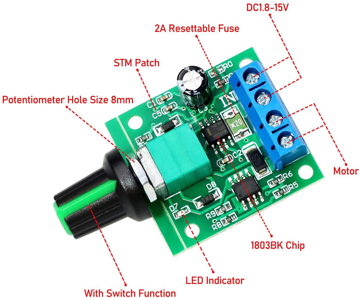 2 шт./4 шт./6 шт. 1,8 В, 3 В,  – обзор и цена Level Shifter 3.3V