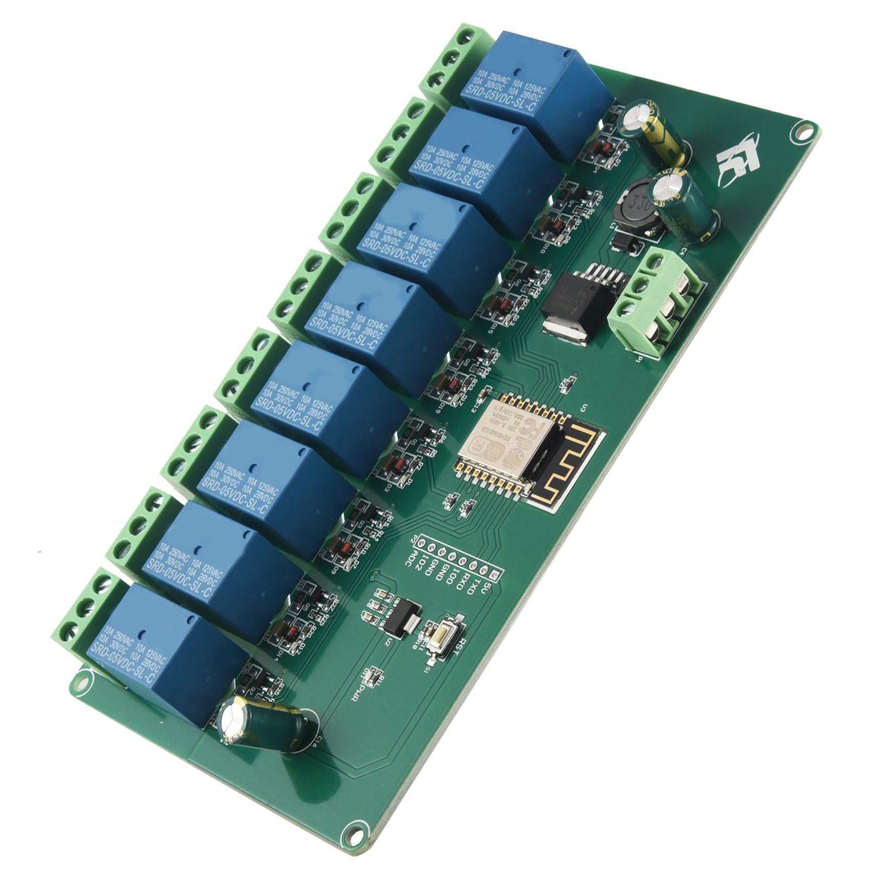 (ABDH) Модуль Wi-Fi ESP8266 с  – обзор и цена Relay 8 Channel Board