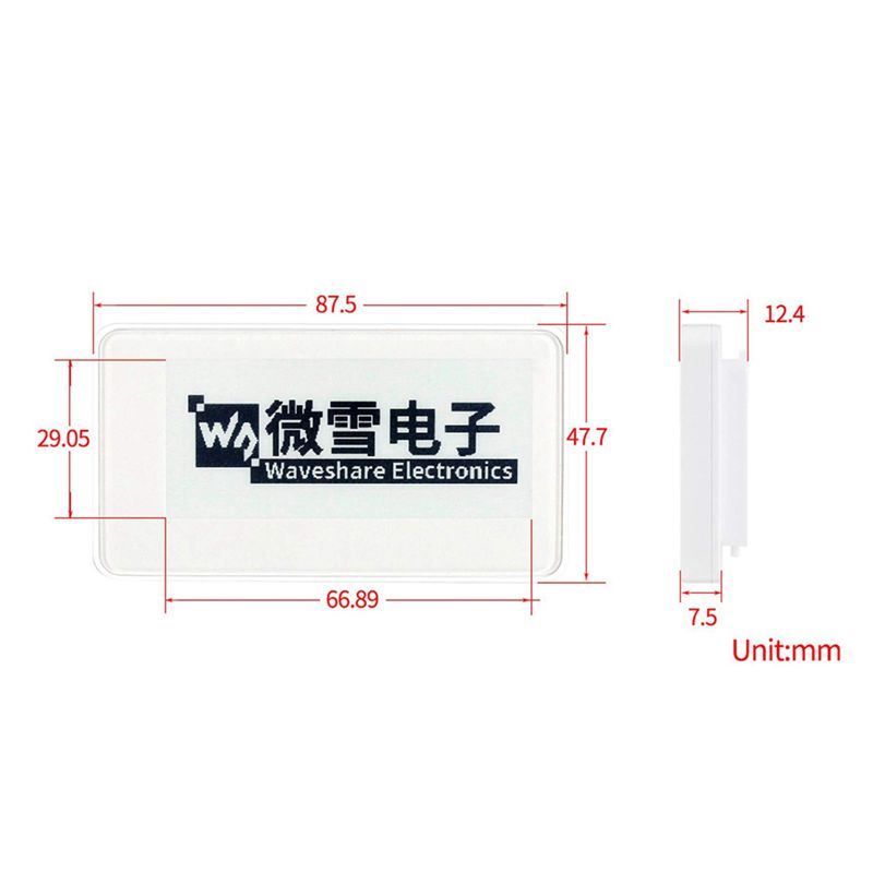 Беспроводной модуль дисплея Wa – обзор и цена Display Epaper 2.9