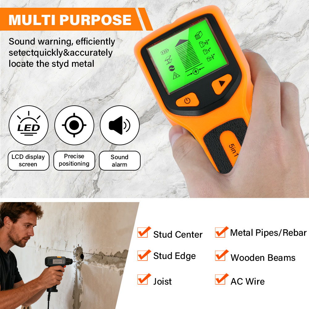 Портативный цифровой детектор  – обзор и цена Water Leak Detector Wired