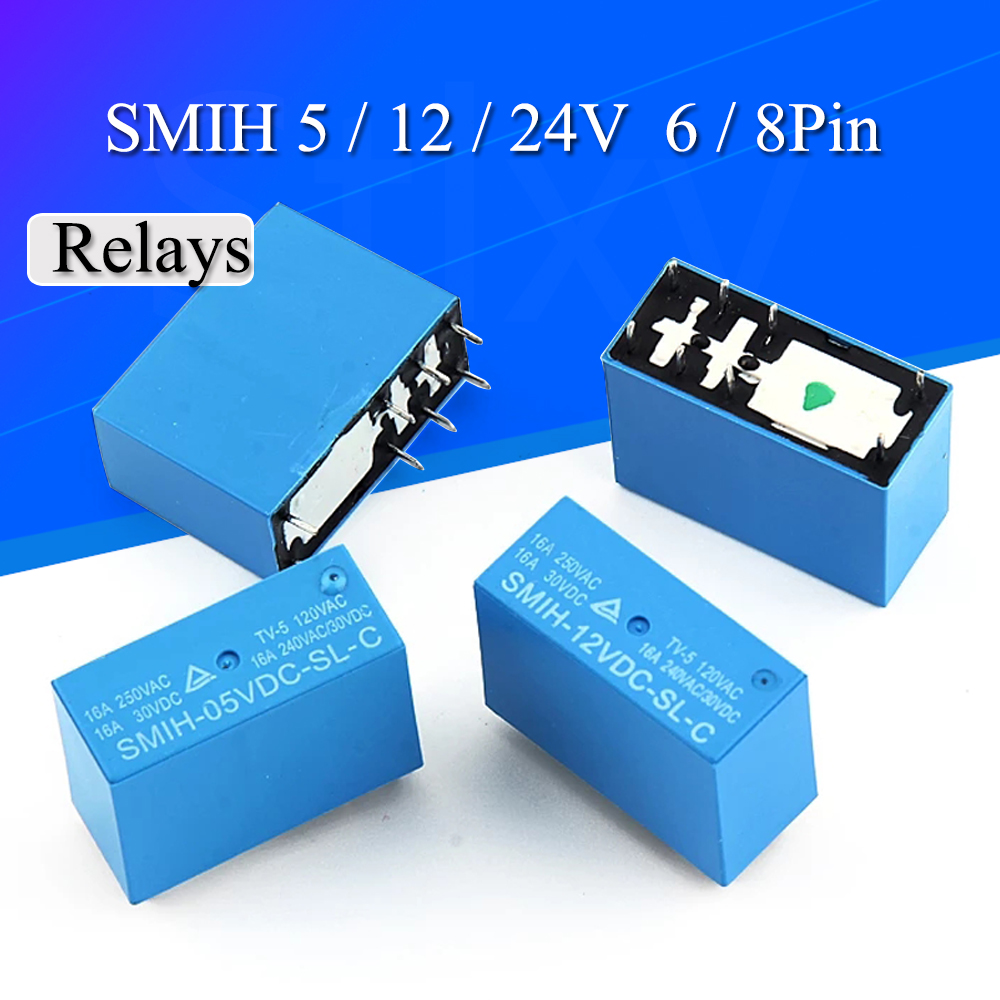 2-20 шт. 5 В 12 В 24 В SMIH-05 – обзор и цена Shelly Relay Module