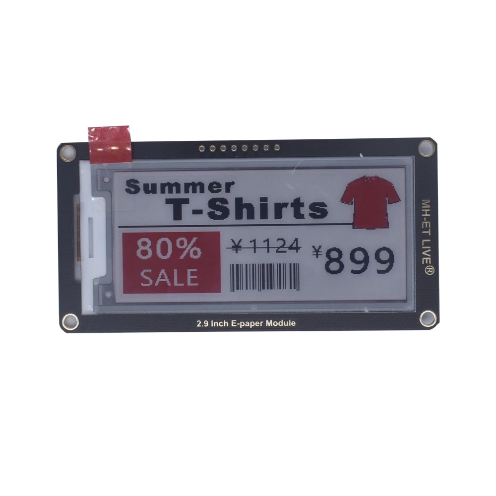 Модуль Epaper 2,13 дюйма, 2,13 – обзор и цена Display Epaper 2.9